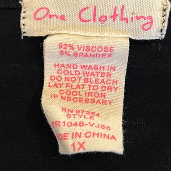 ONE CLOTHING | MINI DRESS | 1X | BLACK - Picture 8 of 8